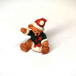 Мишка Санта, Santa Bear,  миниатюра 1:12