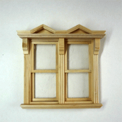 Викторианское окно для кукольного домика, масштаб 1:12